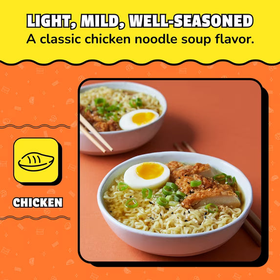 Maruchan Ramen Noodle Soup, Chicken Flavor Instant Noodles, 3 oz (Pack of 1)