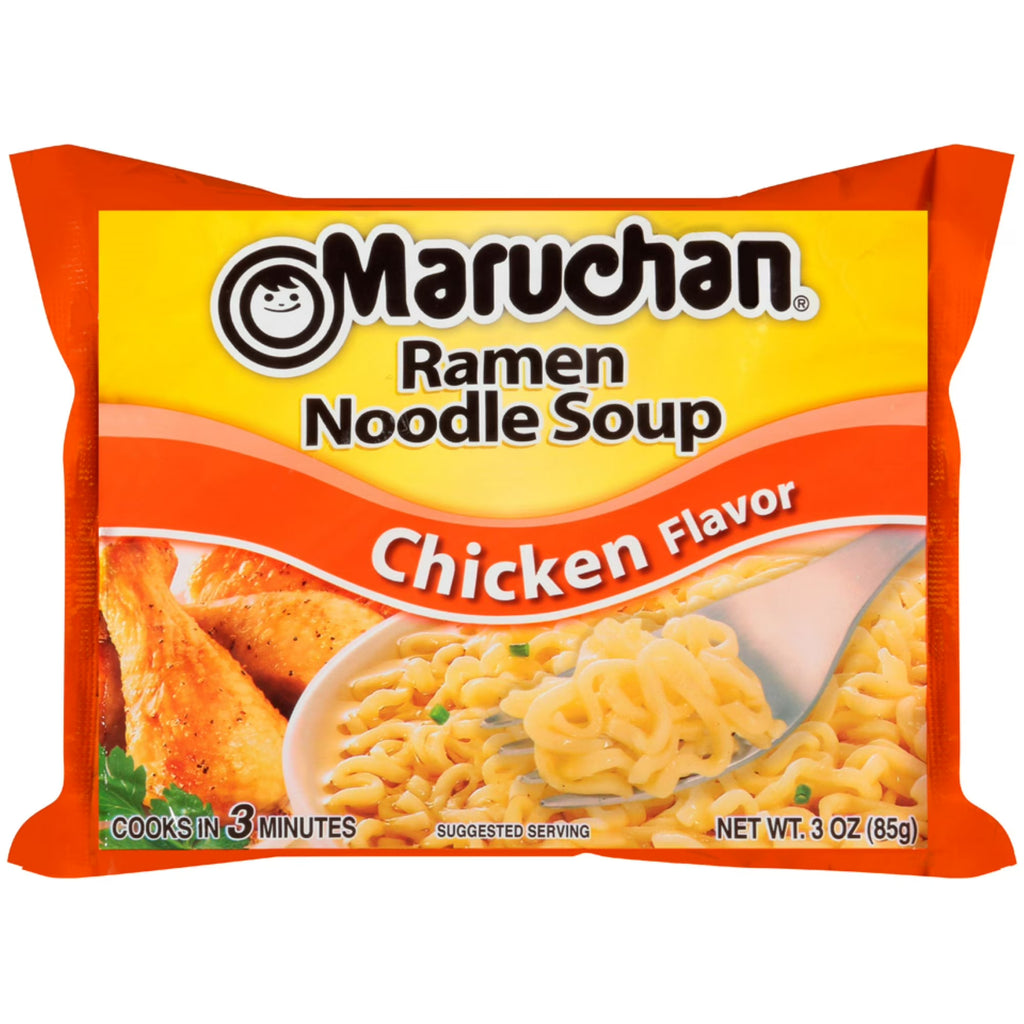 Maruchan Ramen Noodle Soup, Chicken Flavor Instant Noodles, 3 oz (Pack of 1)